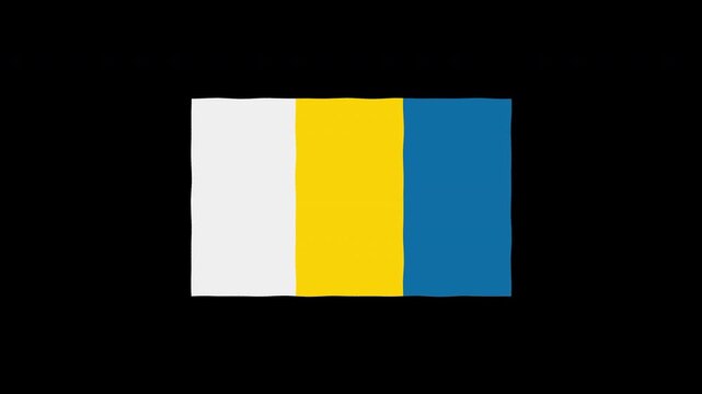 Waving Country Flag Animation