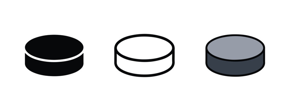 cylindrical objects with different colors and shading isolated on white background