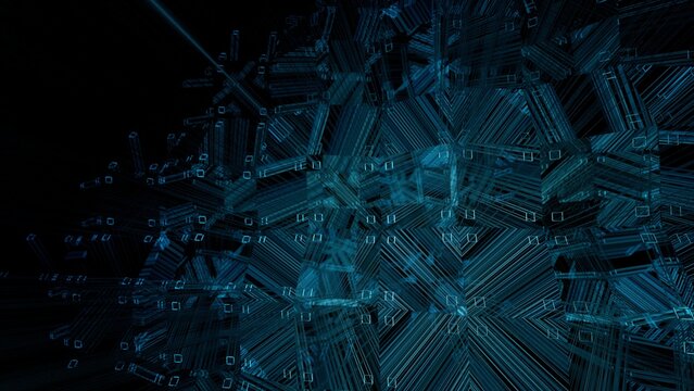AI geometric structure of the big data matrix.