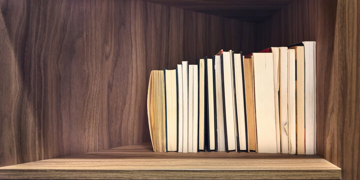 Books in bookshelf
