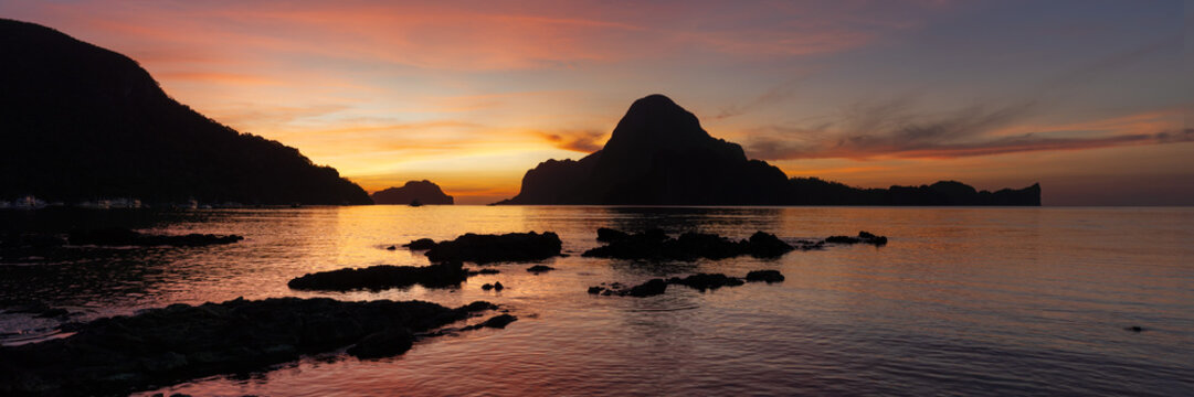 El Nido Sunset Palawan Philippines