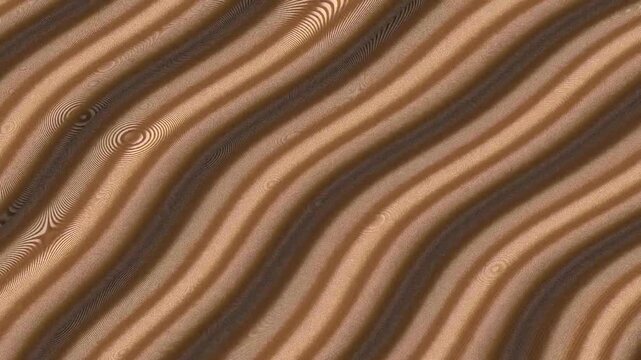 Abstract Swirl Motion Visuals with Vivid Brown Golden Tones in Centered Spiral