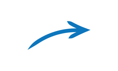 Naklejka premium Blue abstract arrow design