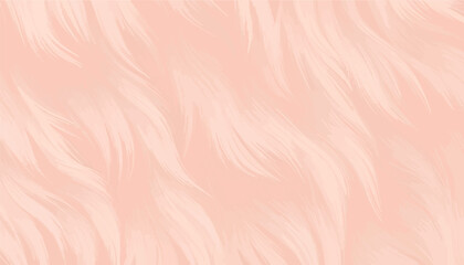 Fototapeta premium Abstract background featuring soft wavy lines and fur-like texture in a delicate pastel peach color palette, perfect for elegant graphic design projects, luxury branding, and creative wallpapers.