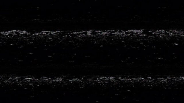 Subtle CRT Analog TV Static Overlay with VHS Tracking Interference, Horizontal Signal Drop and Broadcast Error Background