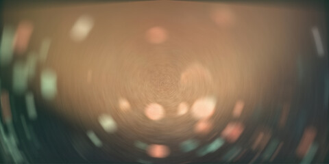 Grunge Concentric circles pattern with blurred effect, warm brown and teal tones. © Hasan Al Adnan 