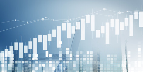 Finance and money technology background concept of business prosperity and asset management . Creative graphic show economy and financial growth by investment in valuable asset to gain wealth profit. © MOTION ARF