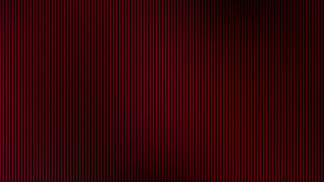 Abstract dark red background with vertical stripes, 3d render of textured wall with parallel lines, modern minimalist pattern for design