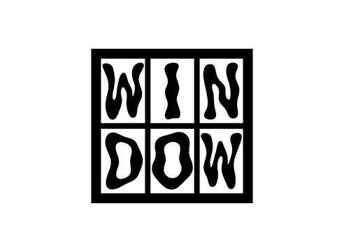 Window Word Art