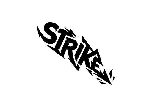 Strike Word Art