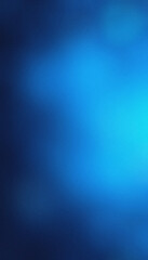 Fototapeta premium Abstract blue bokeh light background with soft glow, defocused particles, dusty grain and atmospheric depth. Perfect for wallpapers, banners, presentations, festive designs and digital backgrounds.