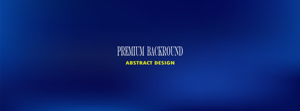 Abstract dark blue mesh gradient background banner, luxury deep premium navy royal indigo color subtle blend soft fluid blurred texture backdrop vector.