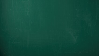 Obraz premium Green chalkboard with scratches and marks