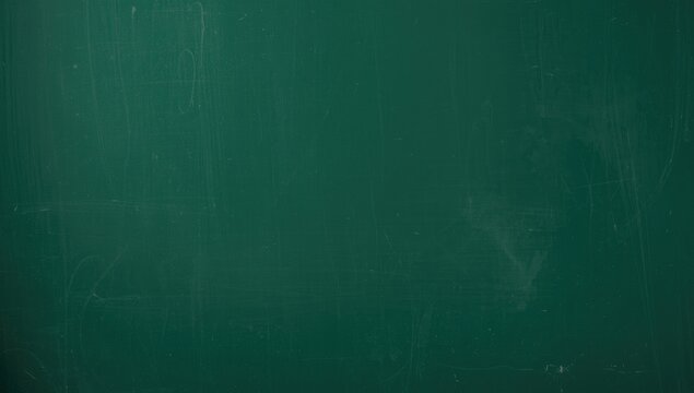 Green chalkboard with scratches and marks