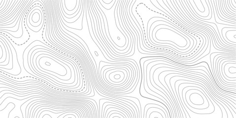 Topography wave line grid map. white wave line geography landscape Topo contour map on white background. topo map technology modern design white background. Vector Illustration.   © AFROZAOPORNA