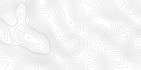 Topography wave line grid map. white wave line geography landscape Topo contour map on white background. topo map technology modern design white background. Vector Illustration.   © AFROZAOPORNA