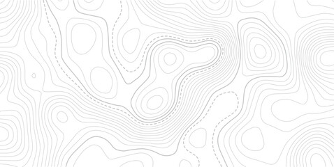 Topography wave line grid map. white wave line geography landscape Topo contour map on white background. topo map technology modern design white background. Vector Illustration.   © AFROZAOPORNA
