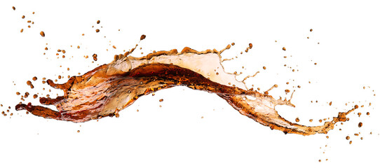 Cola splash isolated  © lotus_studio