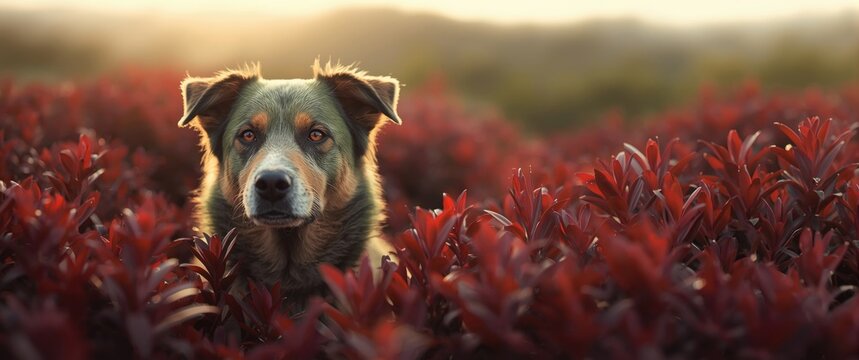 Lush coastal dog hobble with Leucothoe axilliaris featuring richly colored red foliage