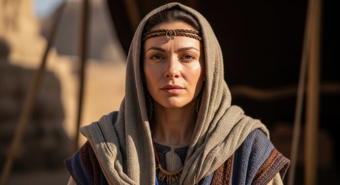 Ancient visionary woman: Deborah Judge, Israel prophetess, divine oracle, Fourth Judge, covenant woman, Lapidoth wife, desert sage, biblical era.