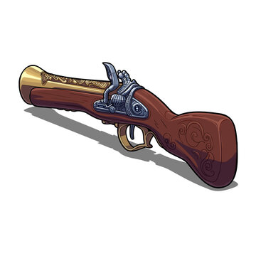 Blunderbuss Anime Cartoon Back View
