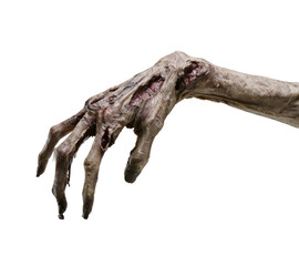 Obraz premium Horror Zombie Hand with Wounds and Decay