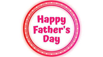 Fototapeta premium Happy father's day greeting card
