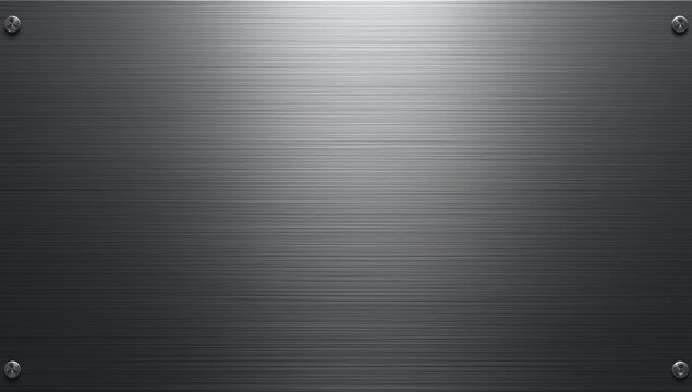 Brushed metal texture with rivets on corners