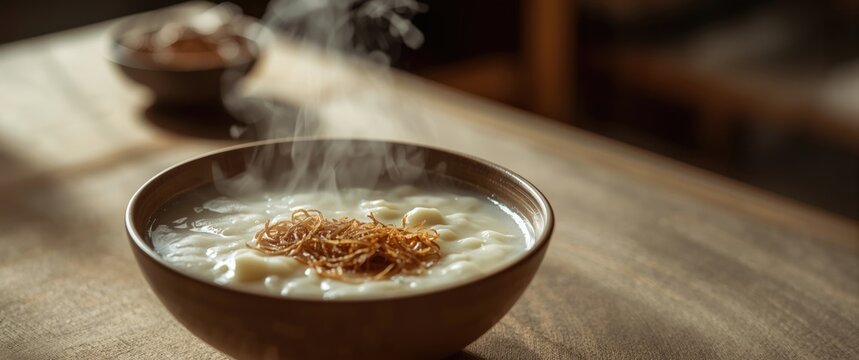 Wholesome Chinese Porridge Specially Prepared for Laba Festival Morning Meal