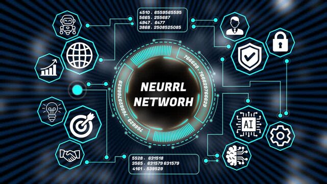 neural network checkmarks. Advanced diagnostics summary dashboard displaying verified.  and Blue safety status indicators 4k video