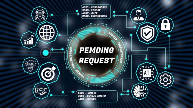 pending request checkmarks. Advanced diagnostics summary dashboard displaying verified.  and Blue safety status indicators 4k video