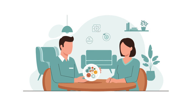  Couple consulting psychic vision, fortune telling, crystal ball, future, destiny