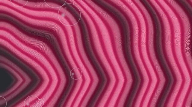 Abstract Swirling Pink Layers Forming Centered Concentric Vortex In Soft Lighting