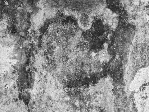 Abstract Grunge Black and White Concrete Wall Texture Background