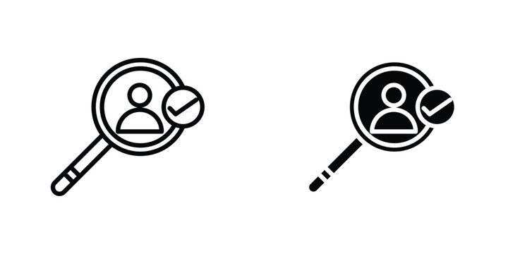 Hiring icons Designs. icon element in trendy styles
