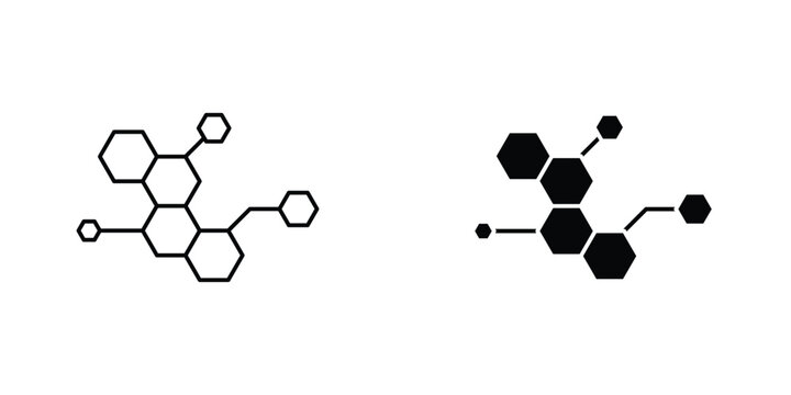 Hormones icons Designs. icon element in trendy styles