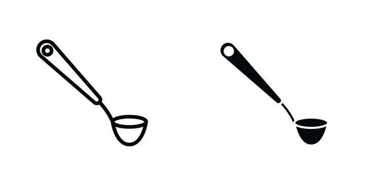 Ladle icons Designs. icon element in trendy styles
