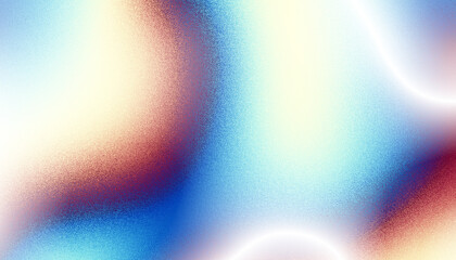 Abstract blue white purple overlay transparent gradient background with soft noise. Noise gradient, ombre effect. Textured with rough grain, noise © kastanka