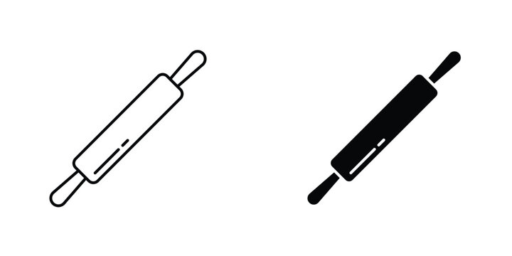 Rolling pin icons Designs. icon element in trendy styles