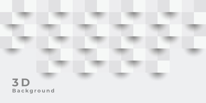 Abstract white texture in 3D paper style. Minimal vector background for cover design, print, web and advertising use.