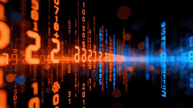 Digital binary code stream