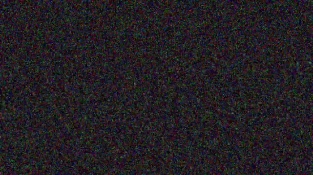 Full Frame Digital Color Noise Glitch with Pixel Corruption for Retro Broadcast Failure and Cyberpunk Data Distortion Overlay in Production
