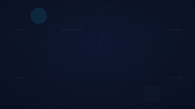 indigo and cyan analytics dashboard flat design animation loop