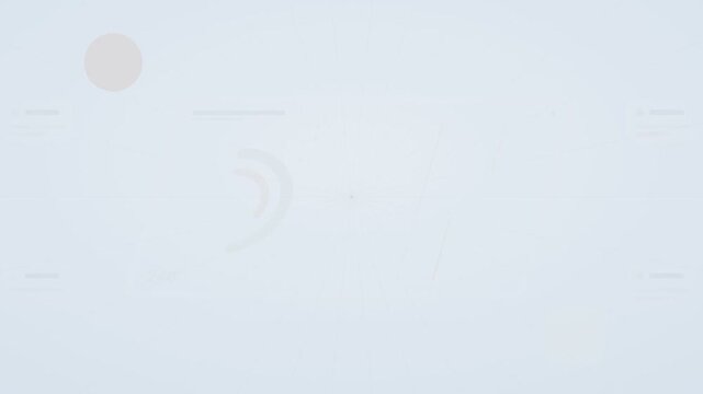 green and orange analytics dashboard flat design animation loop