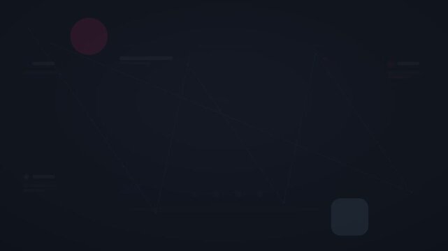 indigo and pink analytics dashboard flat design animation loop