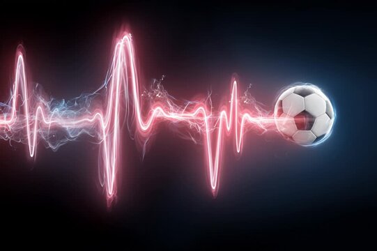 soccer heartbeat, AI generated video