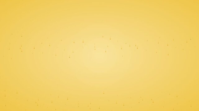Animated gold comic particle field background, pop art halftone speed lines motion loop