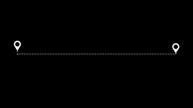 Airplane with dotted line route travel of journey and location animated. travelling symbol . Transport dot pathes lines traces tourism design vector illustration. EPS 10