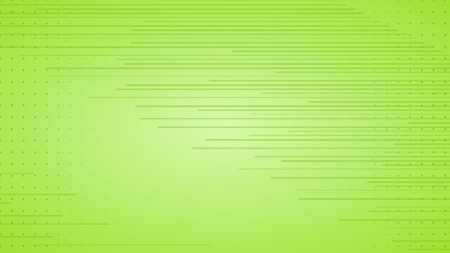 Animated lime comic horizontal speed lines background, pop art halftone speed lines motion loop