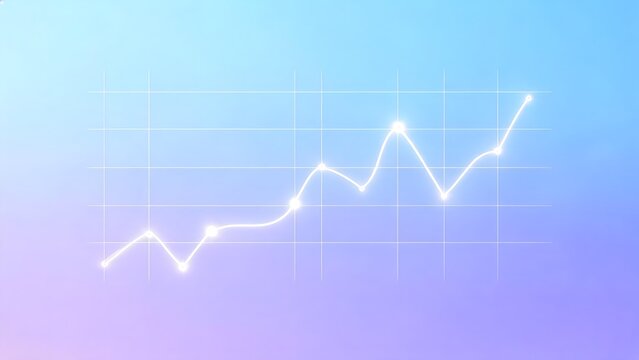 Line graph with fluctuating trend
